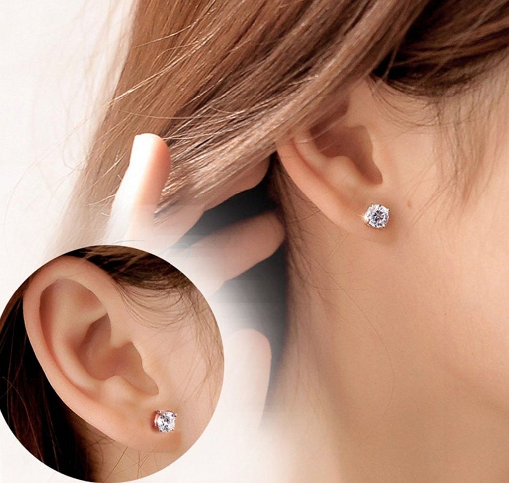 Cubic Zirconia Studs 3 - 5mm
