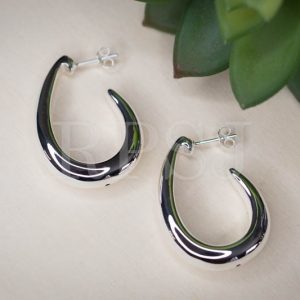 Tear Drop Shape Hoop