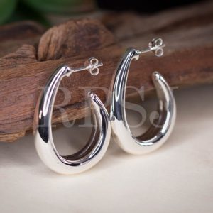 Tear Drop Shape Hoop